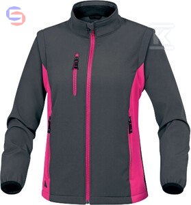 BLUZA MYSEN2 SZARY/FUKSJA XXL DELTA PLUS