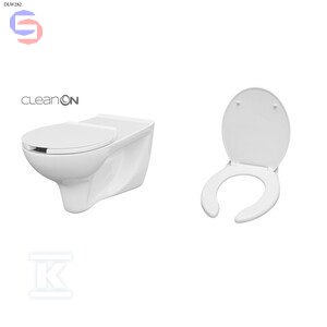 MISKA WISZ.ETIUDA CLEANON+DESKA NIEPEŁN CERSANIT