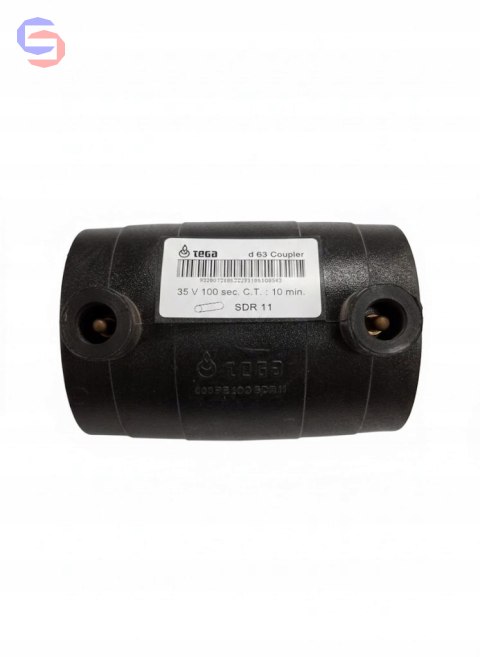 Mufa elektrooporowa 63 SDR11, woda-gaz , TEGA