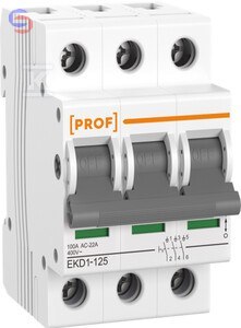 ROZŁ.IZOLACYJNY EKD1-125-3P-100A-AC PROF