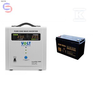 SINUS PRO 1500 E 12/230V +AGM 12V 100AH VOLT
