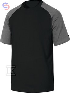 T-SHIRT ROZ.XXL CZARNO-SZARY,GENOA DELTA PLUS