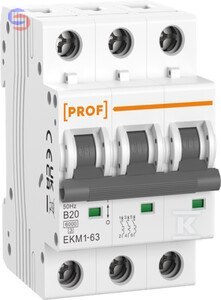 WYŁ.NADPRĄD EKM1-63-3P-B-20A-6KA PROF