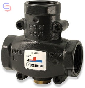 ZAWÓR TEMP.GW 1"55C VTC511 ŻEL. ESBE