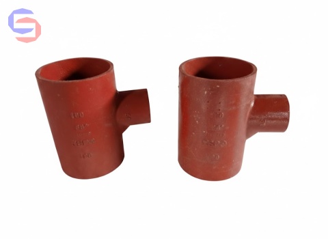 KZO Trójnik Żeliwny 88° DN100/50 SML wodociągowy