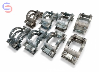 KZO Obejma Pazurowa DN70 stal ocynkowana 4 śruby imbusowe