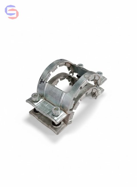 KZO Obejma Pazurowa DN70 stal ocynkowana 4 śruby imbusowe