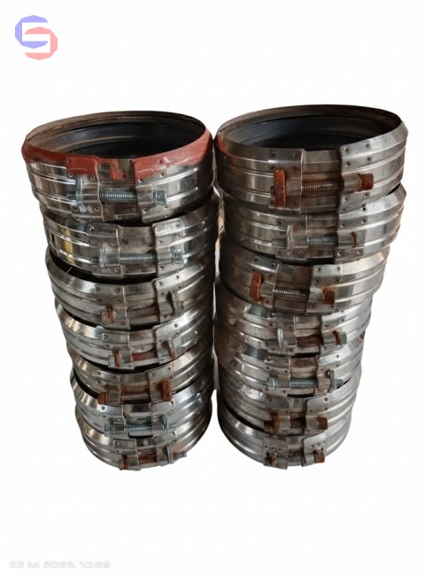 KZO Obejma Rapid DN150 W2 stal nierdzewna/ocynk