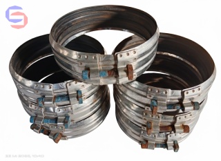 KZO Obejma Rapid DN200 W2 stal nierdzewna + ocynk