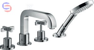 BATERIA CITTERIO WANNA 4-OTW.CHR HANSGROHE