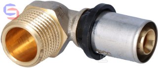 PURMO CLEVERFIT Kolano podłączeniowe 16x1/2" GZ stal