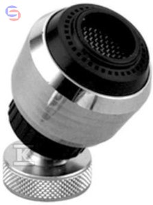 FERRO Perlator z przegubem czarny krótki P10 38x69x80mm