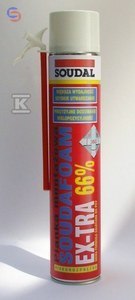 SOUDAL PIANKA MONTAŻ EXTRA 66% 750 ML B3