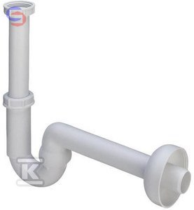 VIEGA Półsyfon rurowy 5/4" x 32mm biały tworzywo