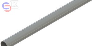 ONNLINE RL-22 Szara Rura PCV 22x22x3000mm 25szt