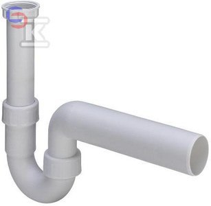 VIEGA Syfon rurowy zlewozmywaka 6/4" x 50 biały tworzywo sztuczne
