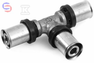 PURMO CLEVERFIT Trójnik 20x20x20 mm plastikowy