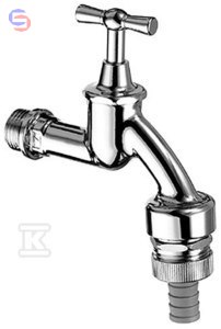 SCHELL Zawór czerpalny 1/2" chrom BSZ głowica pokrętło motylkowe