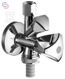 SCHELL SANLAND Zawór kątowy kombinowany 1/2"x3/8"x3/4" chrom