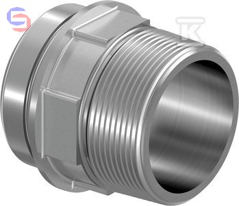 Uponor MLC RS Adapter z gwintem zewnętrznym R3" 0,13m stal