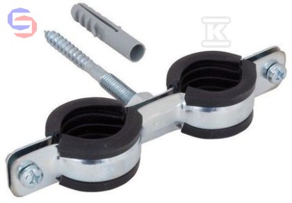 WALRAVEN BIS Cobra Obejma podwójna 1" 32-36mm metalowa z okładziną