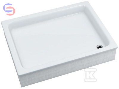 SCHEDPOL GRAWELLO Brodzik akrylowy Stabilsound 90x120x26 cm
