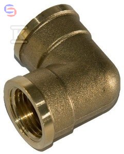 ONNLINE Kolano 90° GWxGW 1/2" Mosiądz HAO402