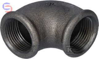 OPAL Kolano nakrętne 3/4" czarne A1 NR6 NR90 90-5S stal