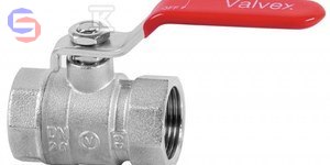 VALVEX ONYX Zawór kulowy 1/2" GW/W PN40 niklowany stal dźwignia