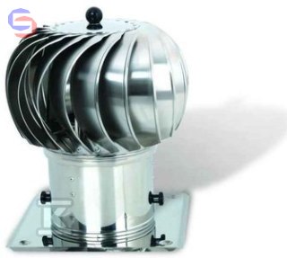 PRODMAX Nasada obrotowa kwasoodporna fi 150 mm stal nierdzewna