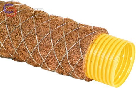 KACZMAREK Rura drenarska PVC 125x113mm 50m SN4 filtr kokosowy TP