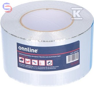 ONNLINE Taśma zbrojona aluminiowa 75mm x 45m