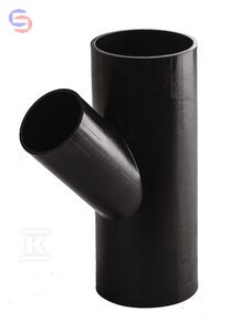 Wavin QS Trójnik PEHD 200x160/45 S12.5 czarny