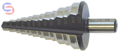 HAUPA Wiertło stopniowe kombi HSS metryczne 0,05x0,05x0,14m