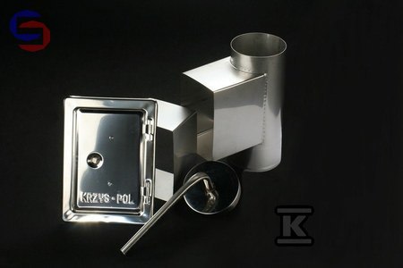 KRZYS-POL SJBWD120 Wyczystka kominowa DN120 stalowa 0.4x0.34x0.35m 2.12kg
