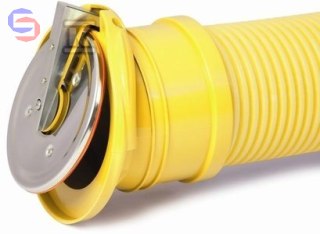 KARMAT Zasuwa burzowa PP DN 72-110 Typ 0 końcowa drenarska