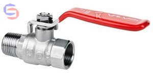 VALVEX ONYX Zawór kulowy niklowany pełnoprzelotowy 2" 2GW/Z PN40