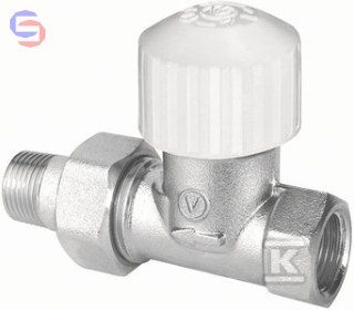 VALVEX VECTOR Zawór termostatyczny prosty ZT22 DN10 niklowany 0,23kg