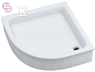 SCHEDPOL GRAWELLO Brodzik akrylowy Stabilsound 90x90x26 cm R55