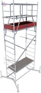 KRAUSE MONTO ClimTec Rusztowanie jezdne 0.14x0.74x2.21m 26.7kg