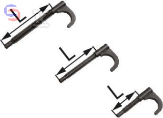 KAN-therm SCA ACCESSORIES Hak plastikowy do rur 14-20 L=77mm