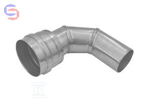 KRZYS-POL SJK Kolano 90° DN80-DN60 Redukcyjne Kondensacyjne 0,23kg