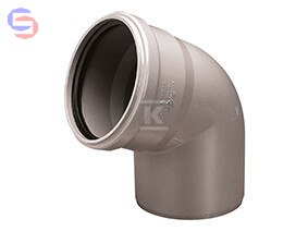 Wavin Kolano HT 75x75/67 Szare Sanitarnie 0.19kg