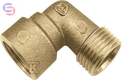 KAN-therm SCA FITTINGS Kolano 90° mosiężne G1 Push GWZ/GW