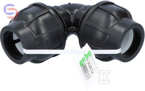 GEBO Kolano zaciskane PP 90° 32x32 PN16 do PE