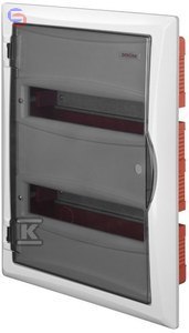 ONNLINE Rozdzielnica podtynkowa 2x12 modułowa IP40 szyba dymna 2515-11