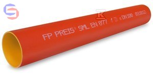 PREIS SML Rura żeliwna bezkielichowa 125x3000 mm 35,7 kg