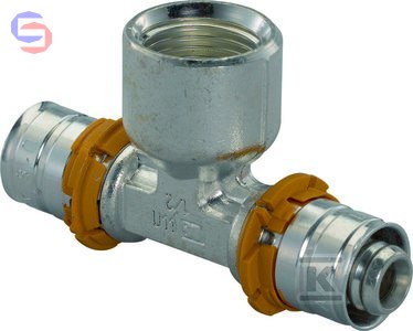Uponor S-Press Trójnik GW50-Rp1" FT-50 MLC