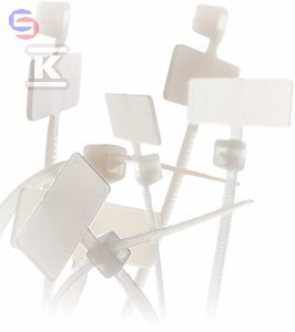ONNLINE GTK-100MC Opaska kablowa z tabliczką 100x2,5mm 100szt