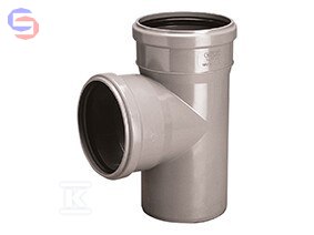 Wavin Trójnik HT 110x110x88 mm Szary Sanitarny